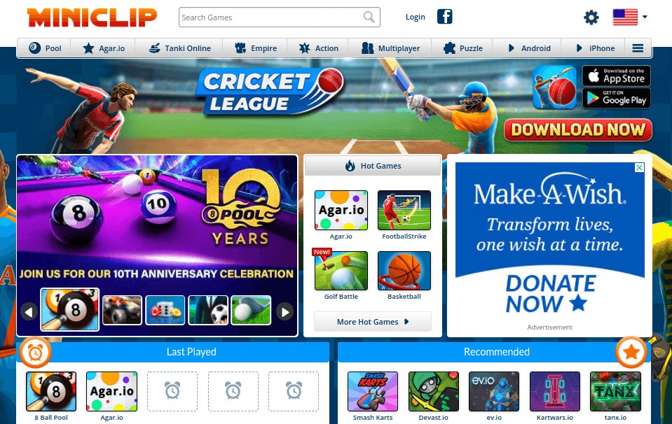 Miniclip on Chrome OS