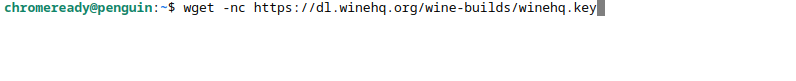 Installing WineHQ through Linux