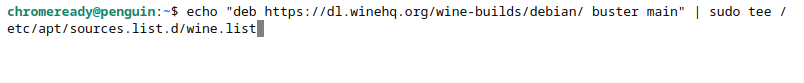 Adding the WineHQ repository