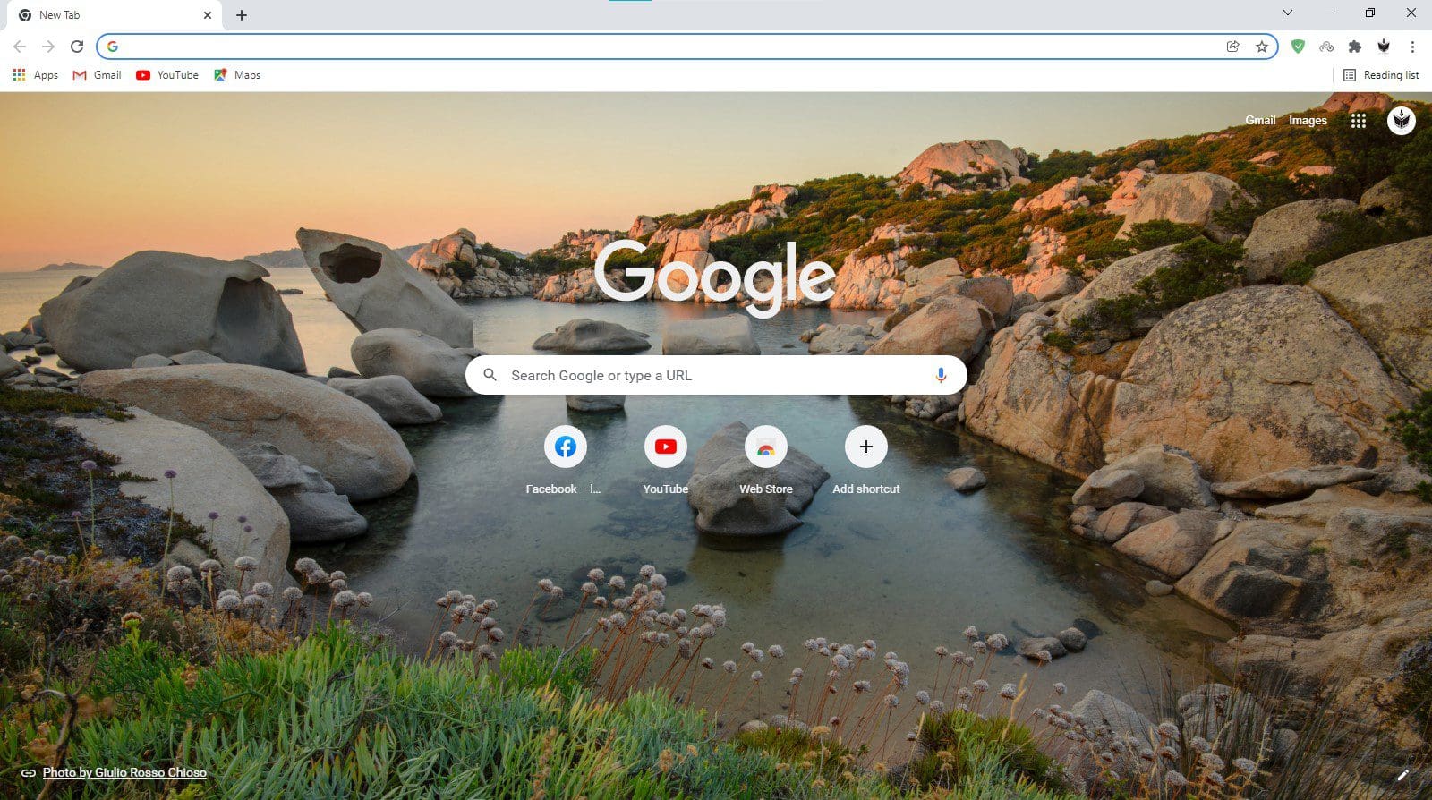 Google Chrome Homepage