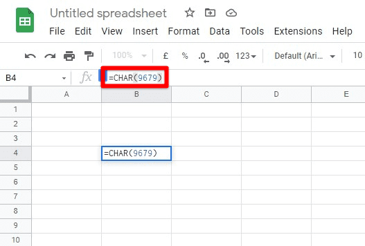 Implementing CHAR Function