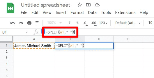 Implementing SPLIT function