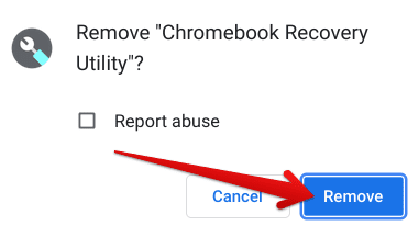 Removing the Google Chrome extension