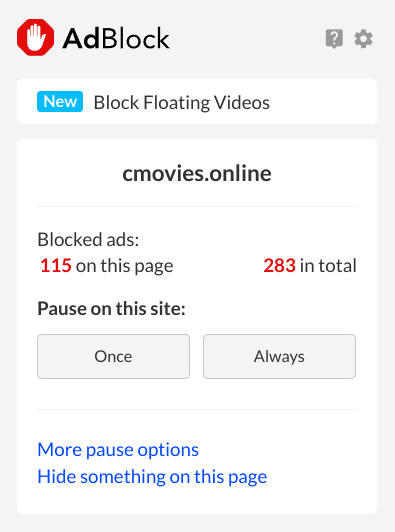 AdBlock working