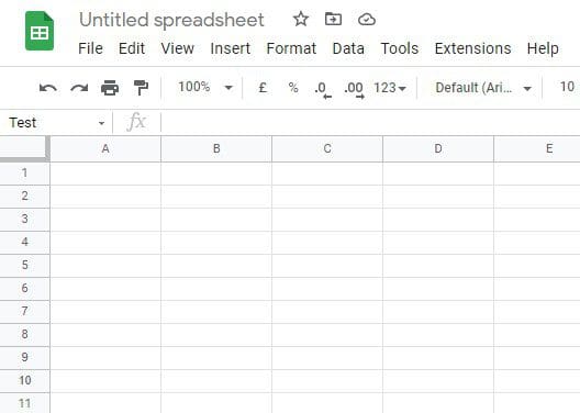 Sheet for dropdown list of items