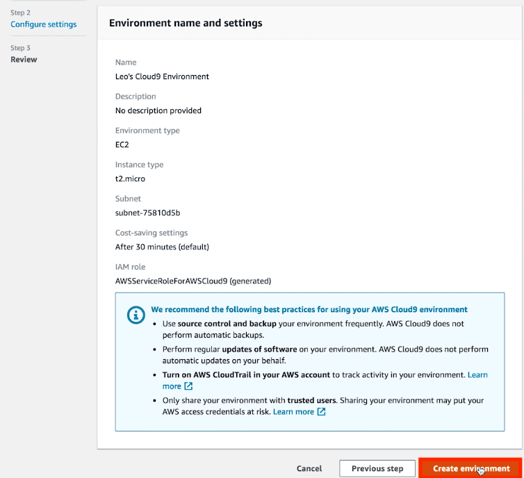 configure settings