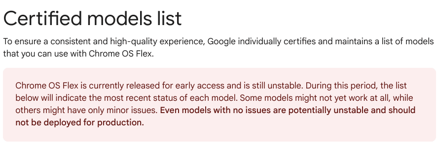 Google's fair warning to users