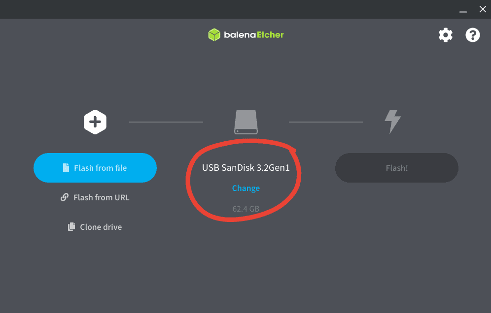 usb drive detection on etcher