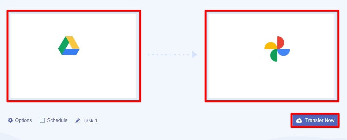 Transferring from Google Drive to Google Photos