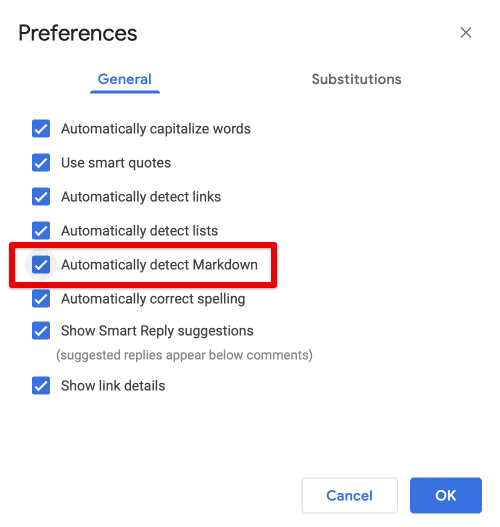 Automatically detect Markdown checkbox