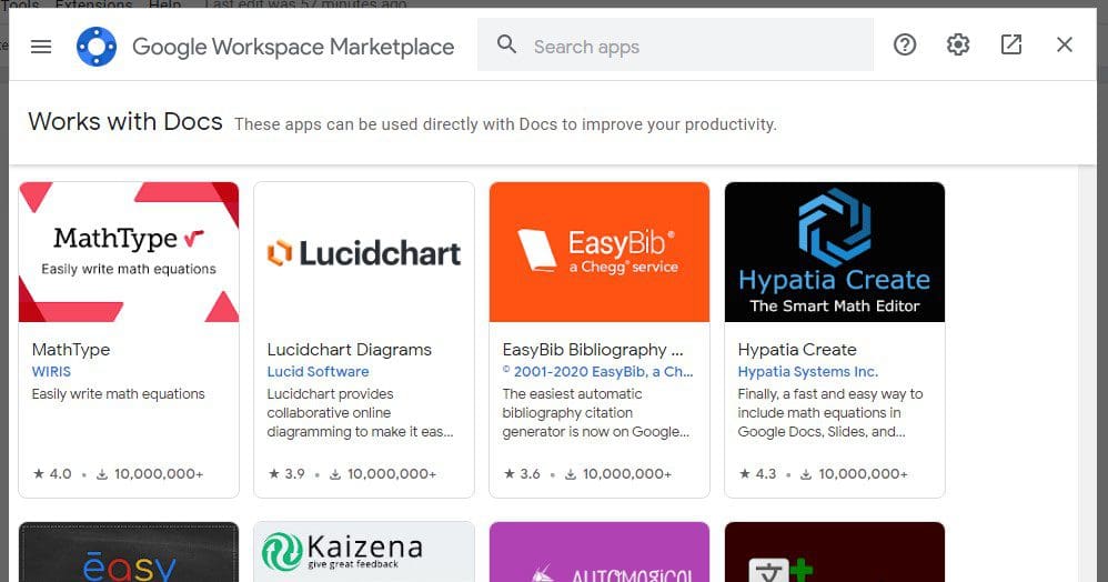 Google Workspace Marketplace