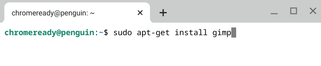 Installing GIMP on Chrome OS