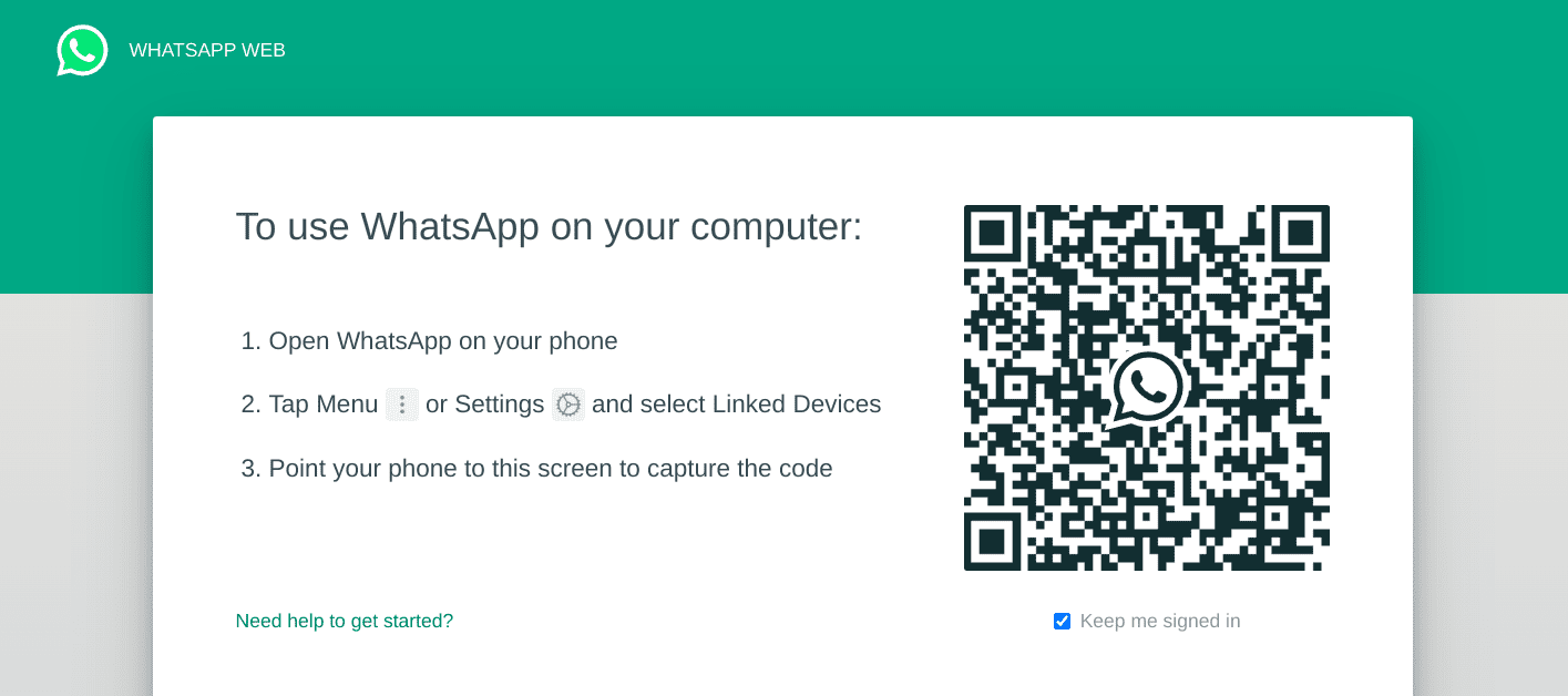 WhatsApp Web on Chrome OS