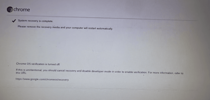 chrome os recovery