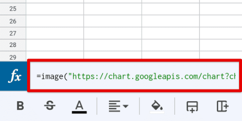 Implementing image function in formula bar