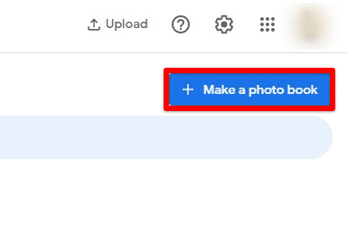 Make a photo book button