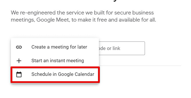Scheduling in Google Calendar