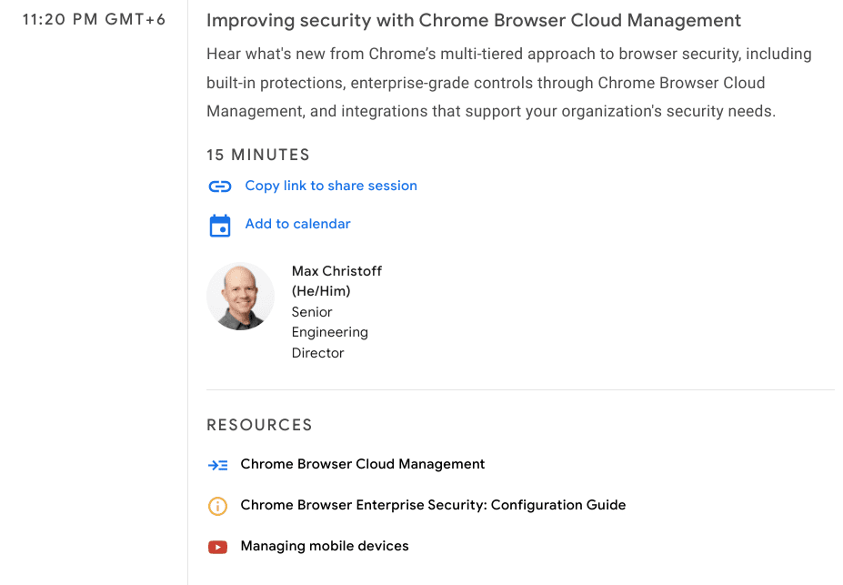 Chrome Browser Cloud Management security