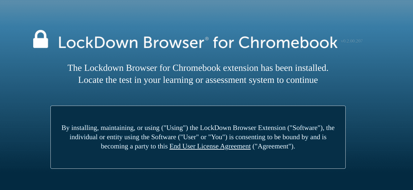 Respondus LockDown Browser requiring a management system