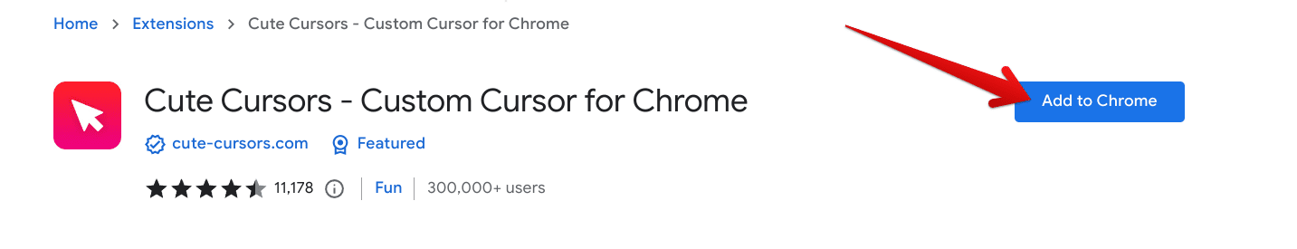 Adding Cute Cursors to Chrome