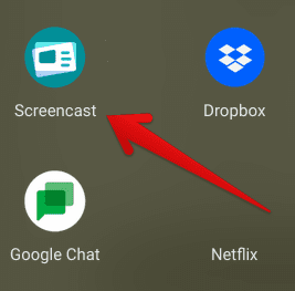 Screencast app on ChromeOS