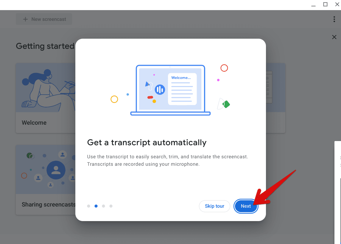 Understanding the transcription feature