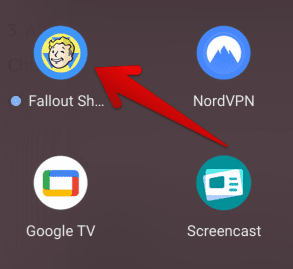 Fallout Shelter installed on ChromeOS