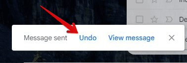 Undo button