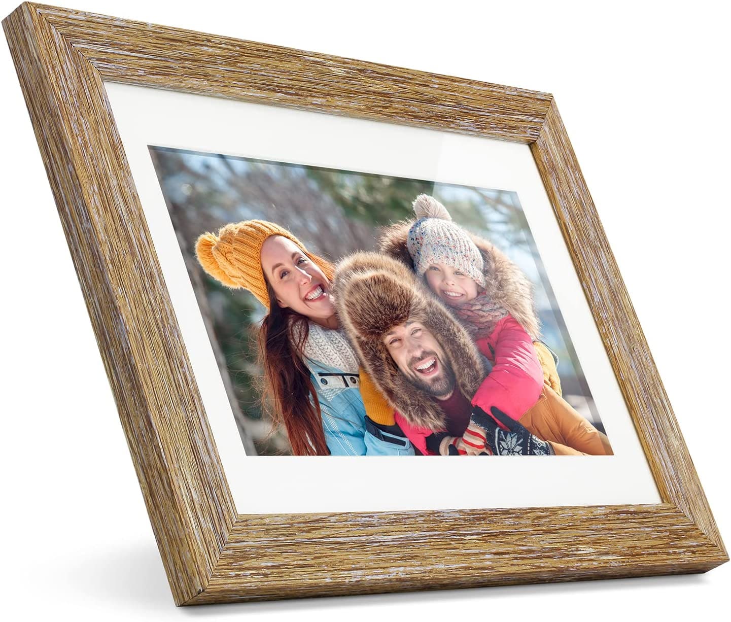 Aluratek Wooden Photo Frame