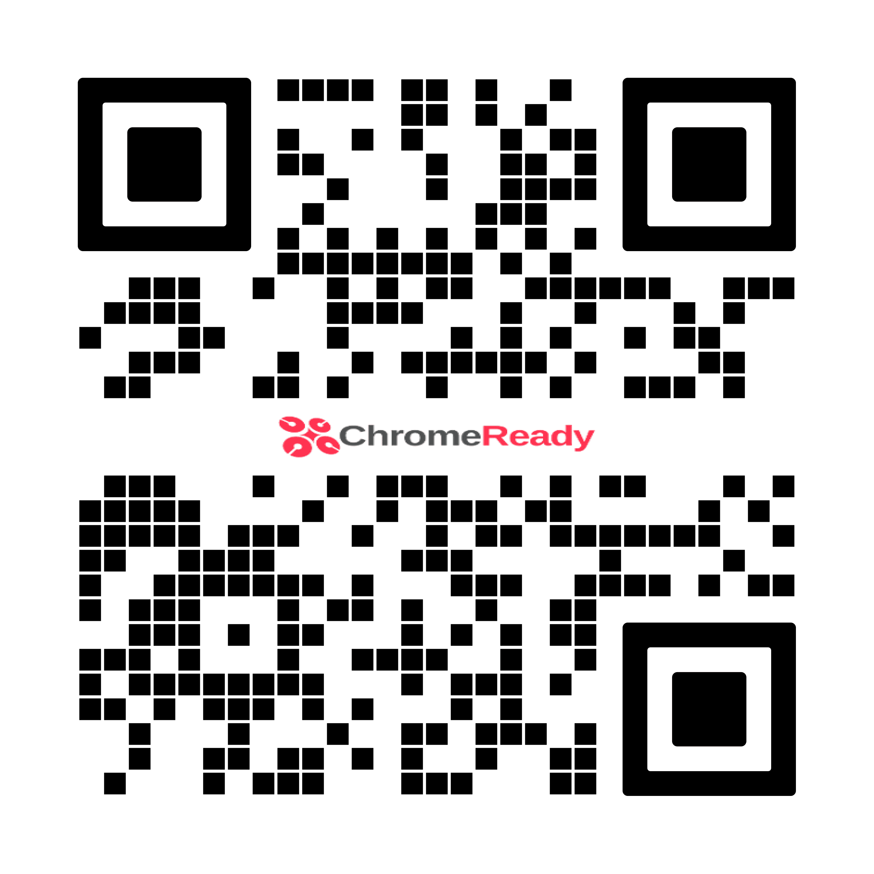 Chrome Ready QR code