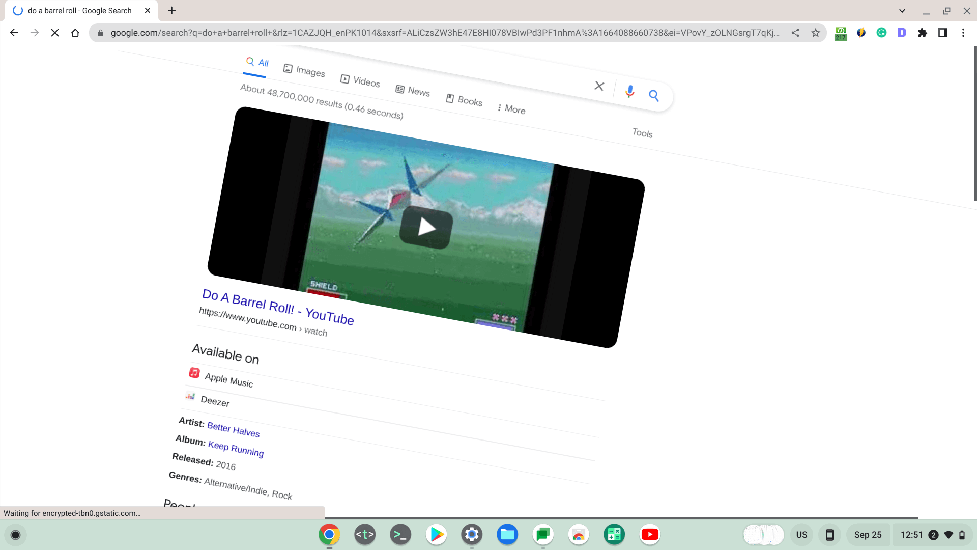 How to Make Your Chromebook Do a Barrel Roll (Easter Egg)