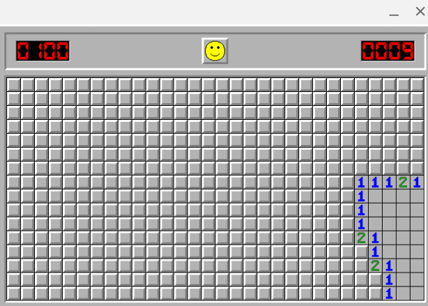 Classic Minesweeper on ChromeOS