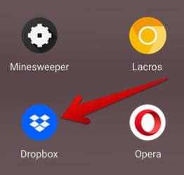 Dropbox app installed on ChromeOS