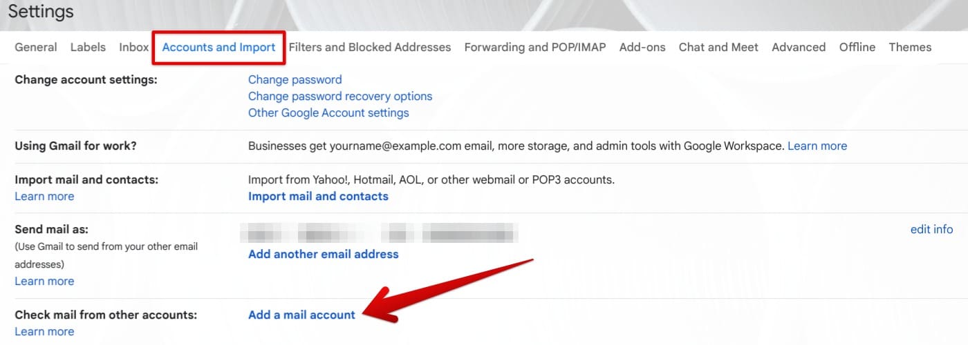 clicking on add a mail account (1)