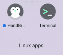 HandBrake installed on ChromeOS