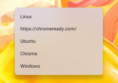 The ChromeOS clipboard