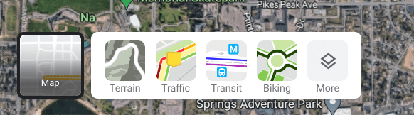 Layers in Google Maps