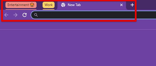 Collapsing tab groups