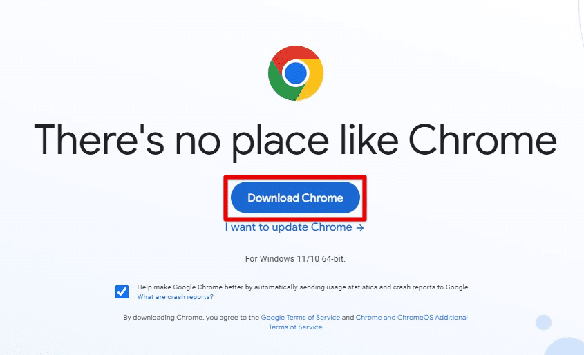 Downloading Chrome