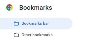 Google Chrome's bookmarking system