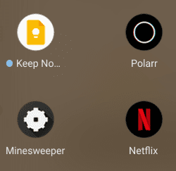 Google Keep installed on ChromeOS