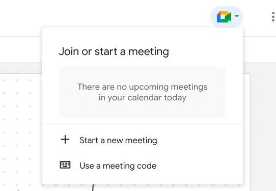 Jamboard and Google Meet