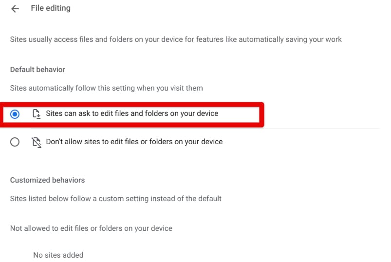 Choosing the correct option