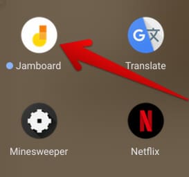 Google Jamboard installed
