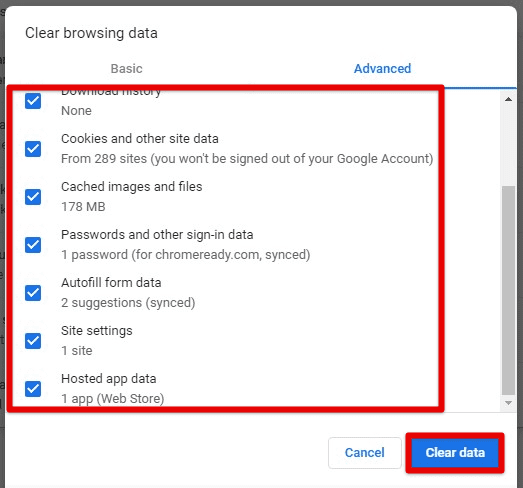 Managing storage space