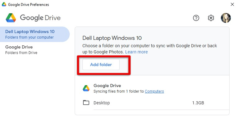 Setting up Drive