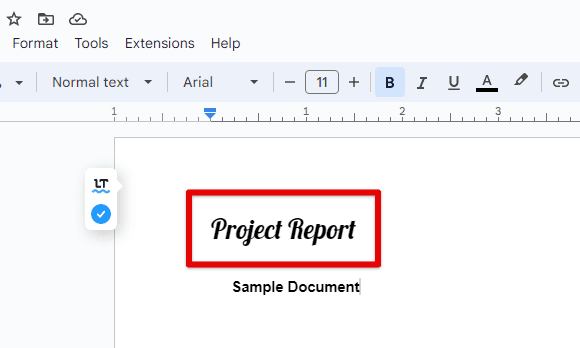 Document customization