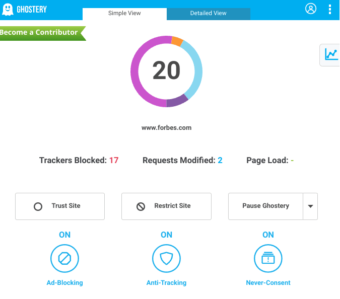 Ghostery – Privacy Ad Blocker on Google Chrome