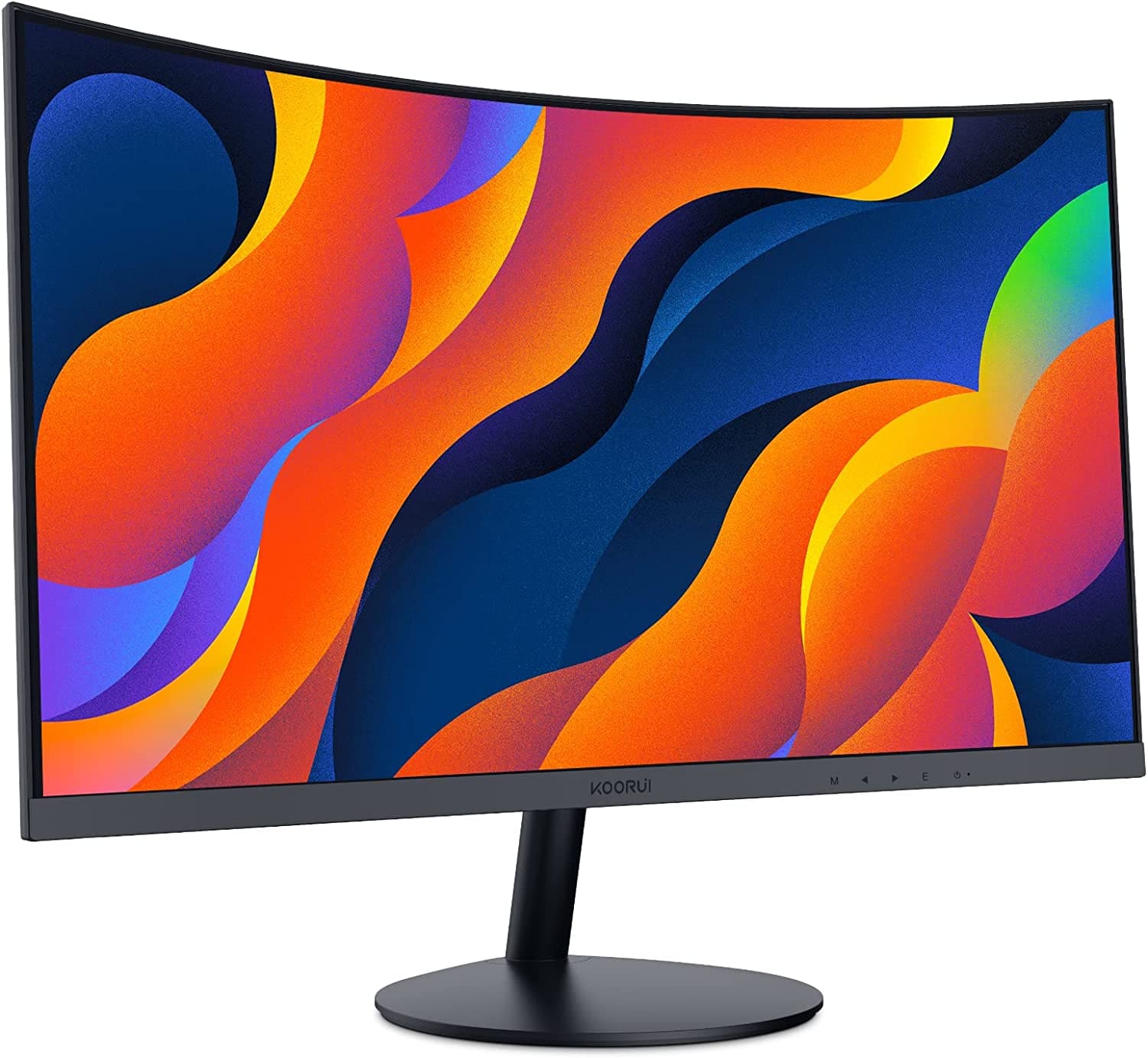 KOORUI 24-Inch Curved Computer Monitor