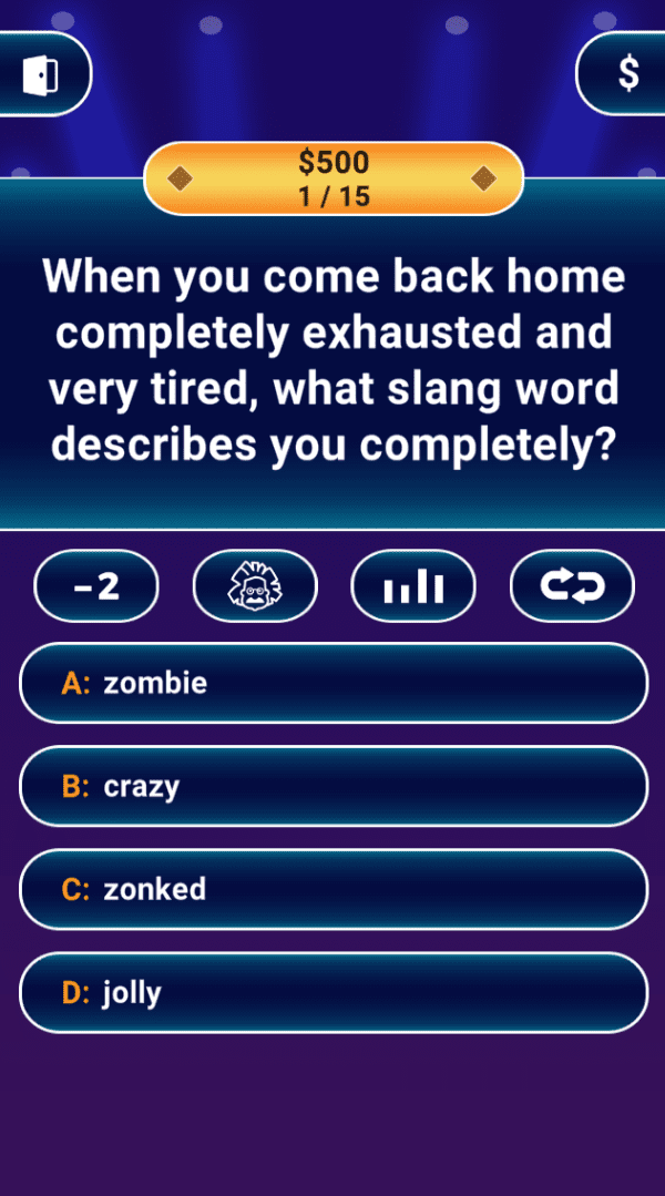 Millionare Trivia Game Quiz